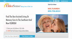 Desktop Screenshot of eldersense.com