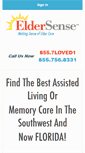 Mobile Screenshot of eldersense.com